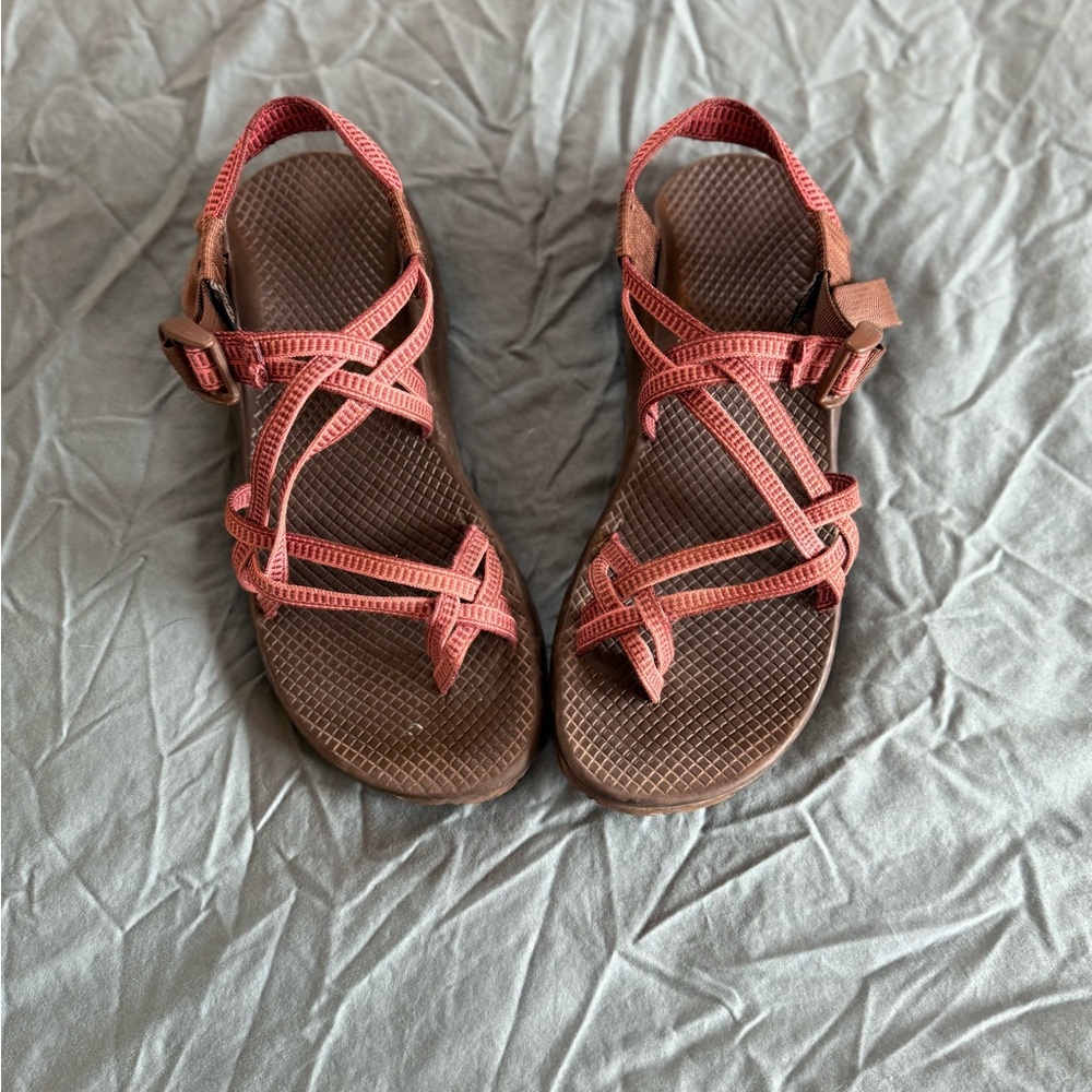 Chaco Women's Coral Pink Strappy Outdoor Sandals